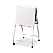 Balt 33573 Eco Easel w/Wheels, Double-sided, 29-3/4'' x 28-3/4'' x 58'', WE Frame, BLT33573, BLT 33573