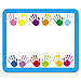 Carson Self-Adhesive Handprints Name Tags