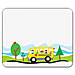 Carson Self-Adhesive School Bus Name Tags