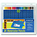 Staedtler 156SB24CS Watercolor Pencils, w/ Easel Case, Soft Coating, 24/ST, Assorted, STD156SB24CS, STD 156SB24CS