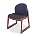 Safco 7930BG1 Chair, Armless Guest, 2-3/4'' x 23'' x 31-1/4'', Medium Oak/BY, SAF7930BG1, SAF 7930BG1