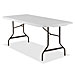 Lorell 66650 Table, Banquet, 500 lb Capacity, 96'' x 30'' x 29'', Platinum, LLR66650, LLR 66650
