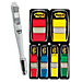 3M 680RY6834VA Post-it Flags, 1/2'' and 1'' Flags, 290/PK, Assorted, MMM680RY6834VA, MMM 680RY6834VA