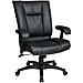 Office Star EX93813 Managerial Mid-Back Chair, 28'' x 28-3/4'' x 42-1/4'', Black, OSPEX93813, OSP EX93813
