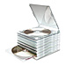 Compucessory Clear Stacking Jewel Cases