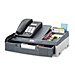 Safco 2204CH Telephone Stand Organizer, 14-3/4'' x 10-1/2'' x 4-1/4'', Charcoal, SAF2204CH, SAF 2204CH