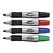 Integra 30095 Markers, Rubbergrip, Permanent, Chisel Point, 4/Set, BK, RD, BE, GN, ITA30095, ITA 30095