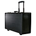 Stebco Tufide Catalog Case on Wheels - Front Loading - 13.50" x 8.75" x 22.25", 15.75" x 22.25" x 9.5" - Fabric - Black