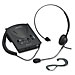 Compucessory 55251 Amplifier, w/ Convertible Headset Kit, 3.5mm, 7' 4''Cord, Black, CCS55251, CCS 55251