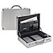 US Luggage AC10010 Computer Attache, Aluminum, 18'' x 5'' x 13-1/4'', Silver, USLAC10010, USL AC10010