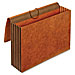 Globe Weis CL1053ELHD Wallet, Heavy-duty, 24 Pt., 3-1/2'' Exp., Letter, Brown, GLWCL1053ELHD, GLW CL1053ELHD