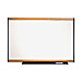 Quartet TE544MA Presentation Boards, Total Erase, 4'x3', Maple Frame, QRTTE544MA, QRT TE544MA