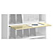 Tennsco FSFRS1LGY Posting Shelf, 30'' x 12'' x 1/2'', Light Gray, TNNFSFRS1LGY, TNN FSFRS1LGY