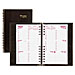 Rediform CB100C.BLK Weekly Planner, Hrly Appt., Phone/Addr.Sect., 8'' x 5'', Black, REDCB100CBLK, RED CB100C.BLK