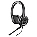 Plantronics AUDIO355 Headset, Flexible, Noise-Canceling, 40mm Speakers, BK/SR, PLNAUDIO355, PLN AUDIO355