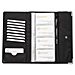 Rolodex 82341 Business Card Book, 96 Capacity, 5-1/4'' x 10'' x 1'', Black, ROL82341, ROL 82341