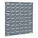 Akro Mills 30618 Louvered Panel, Wall Mountable, 1'' x 18'' x 19'', Gray, AKM30618, AKM 30618