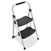 Werner 2226 2-Step Stool, Slip-resistant, 20-3/4'' x 18-1/2'' x 34-1/16'', SR/BK, WER2226, WER 2226