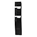 Lathem Time 12-9EX Time Card Rack, 12 Pockets, 9'' Cards, 4-1/2'' x 2'' x 21'', Black, LTH129EX, LTH 12-9EX