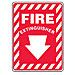 R3 Safety Fire Extinguisher Sign/Sticker