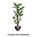 Nudell Plastics T7789 Lifelike Tree, 6' Bamboo, Green, NUDT7789, NUD T7789