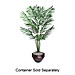 Nudell Plastics T7786 Lifelike Tree, 6' Palm, Green, NUDT7786, NUD T7786