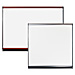 Quartet MB04P2 Magnetic Porcelain Dry-erase Surface, 4'x4', Mahogany Frame, QRTMB04P2, QRT MB04P2
