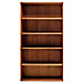HON PA612XBXJJ Bookcase, 5-Shelf, 3 Adjust. Shelves, 14''Dx66-9/16''H, Henna CY, HONPA612XBXJJ, HON PA612XBXJJ
