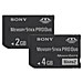 Sony Pro Duo High Speed Memory Sticks
