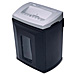 Compucessory 60062 Crosscut Shredder, 10Sh Cap, 4 Gal., 14'' x 10-3/10'' x 17-2/5'', BK/SR, CCS60062, CCS 60062