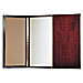 Mayline CTMBCRY Enclosed White Board, 48'' x 48'' x 3-1/4'' , Sierra Cherry, MLNCTMBCRY, MLN CTMBCRY