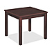 Basyx BW3130N Corner Tables, 24'' x 24'' x 20'', Mahogany, BSXBW3130N, BSX BW3130N