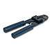 BELKIN F4F198 Crimp Tool, for RJ45 Plug, Black w/ Blue, BLKF4F198, BLK F4F198