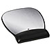 3M MW310LE Wristrest/Mouse Pad, Gel, Nonskid Base, 9'' x 9-1/4'' x 3/4'', Black, MMMMW310LE, MMM MW310LE