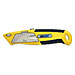 Pacific Handy Cutter CQA-376 Utility Knife, w/ Autoloading, Holds 5 Blades, Yellow/Black, PHCCQA376, PHC CQA-376
