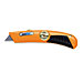 Pacific Handy Cutter CQS-21 Utility Knife, w/Rubber Grip Handle, Self-Retracting Blade, OE, PHCCQS21, PHC CQS-21
