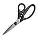Sparco 11177 Titanium Scissors, w/ Cushion Grip, 7'' Bent, BK/GD, SPR11177, SPR 11177
