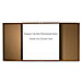 Balt 45711 Executive Conference Cabinet, w/Tackboard, 36'' x 36'', Mahogany, BLT45711, BLT 45711
