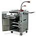 Balt 27513 AV Folding Locking Cart, 4 Casters, 50'' x 20-1/2'' x 38-3/4'', Gray, BLT27513, BLT 27513