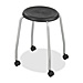 Safco 3435BL Stack/Roll Stool, Antimic., 16-1/2'' x 16-1/2'' x 18-1/2'', 2/CT, BK, SAF3435BL, SAF 3435BL