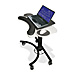 Balt 89829 Adjustable Laptop Stand, w/ Mouse Holder, 28'' x 18'' x 20-30'', Gray, BLT89829, BLT 89829