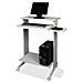 Buddy 643818 Stand-Up Workstation, 29-1/2'' x 19-5/8'' x 44-1/4'', GY, BDY643818, BDY 643818