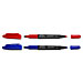 Integra 36187 Permanent Marker, Twin Tip, Fine/Ultra Fine Point, Blue, ITA36187, ITA 36187