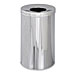 Safco Chrome Open Top Recpetacle