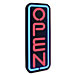 U.S. Stamp & Sign 5231 Lighted Open Sign, 9-1/2'' x 1-3/4'' x 23-1/2'', Black, USS5231, USS 5231