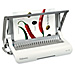 Fellowes 5217301 Star Comb Binding Machine, 17-3/5'' x 9-4/5'' x 3-1/10'', White, FEL5217301, FEL 5217301