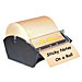 Zip Notes 0021 Manual Note Dispenser, Refillable, 3-34'' x 3-1/2'' x 4-1/2'', DBE, ZIP0021, ZIP 0021