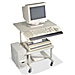 Balt 42701 Sit/Stand Workstation, Height Adjustable, Gray Laminate/Frame, BLT42701, BLT 42701