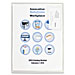 Anglers 12 Organization Folder, w/Card Pocket, .014 Vinyl, 11'' x 8-1/2'', CL, ANG12, ANG 12