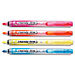 Pentel SXS15BP4M Highlighter, Retract., Refillable, Chisel Tip, 4/PK, Assorted, PENSXS15BP4M, PEN SXS15BP4M